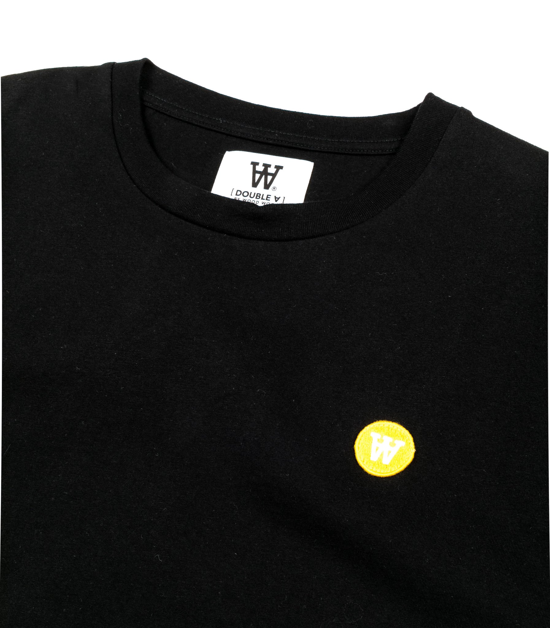 Wood Wood T-Shirt Ace Double-A Nero