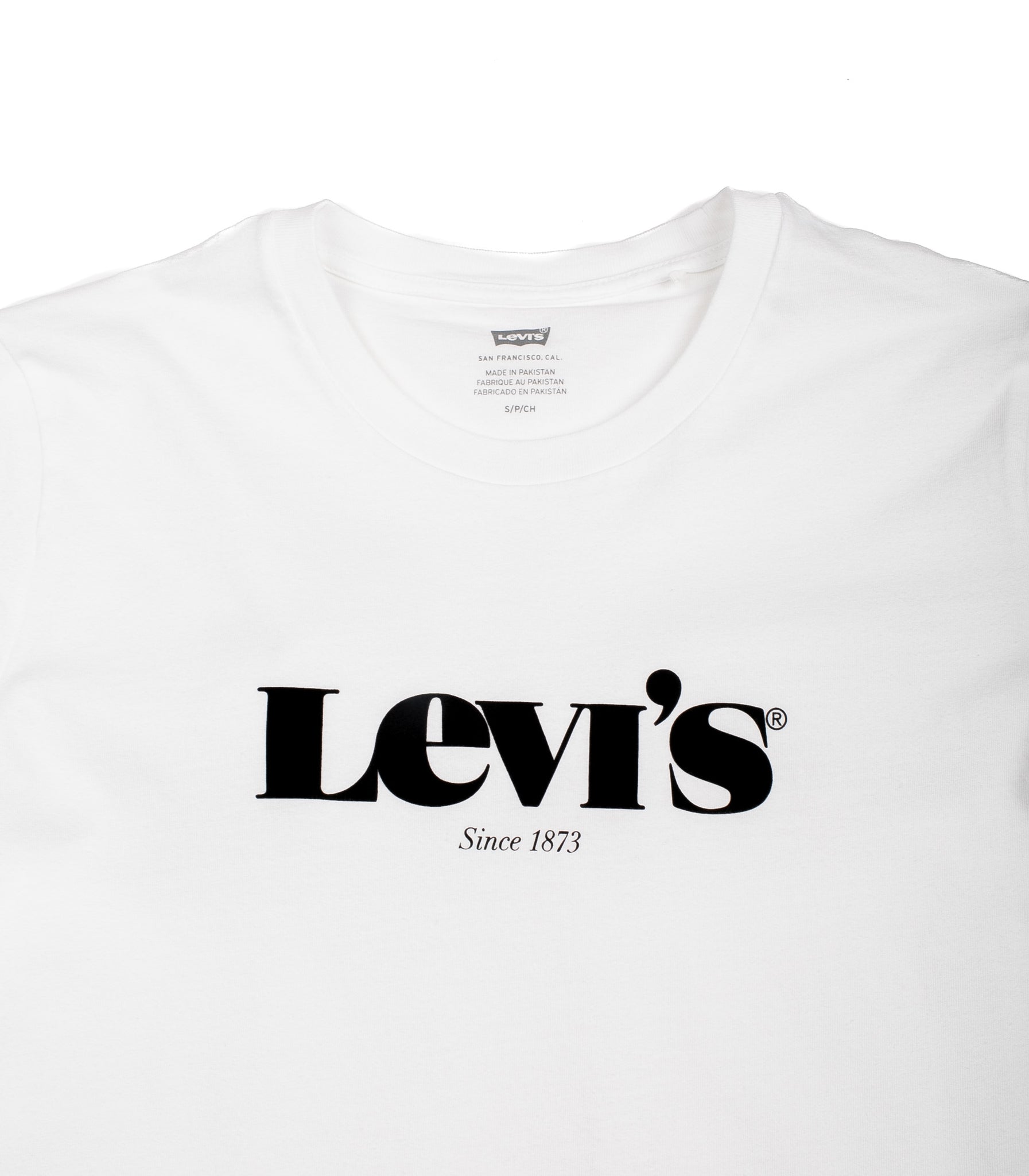 T-Shirt Levis Logo Bianco Donna