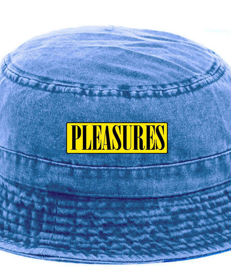 Pleasures Cappello Alla Pescatora Con Logo Blu
