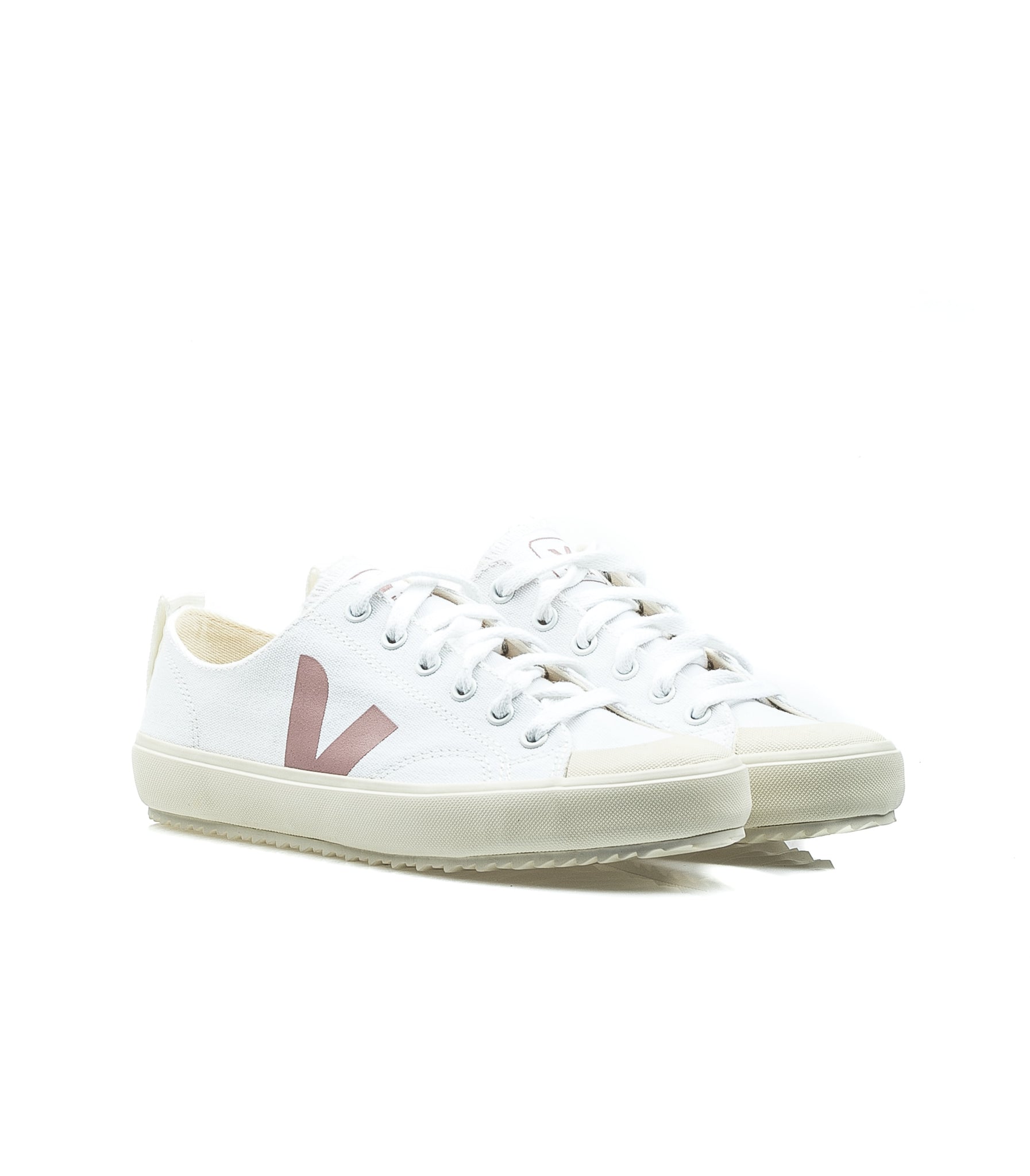 Veja Sneakers Nova White Babe Canvas Bianco Rosa Donna Na012521
