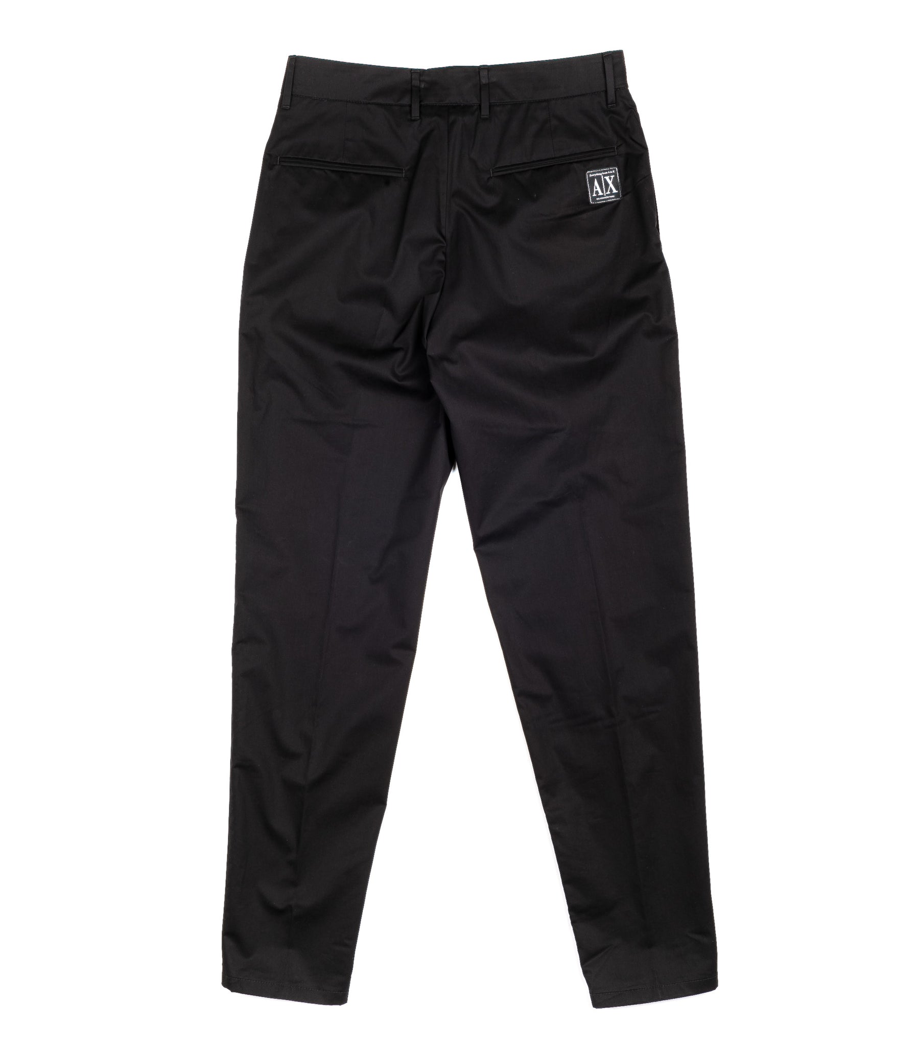 Aramani X Pantalone Largo Cotone Nero Uomo