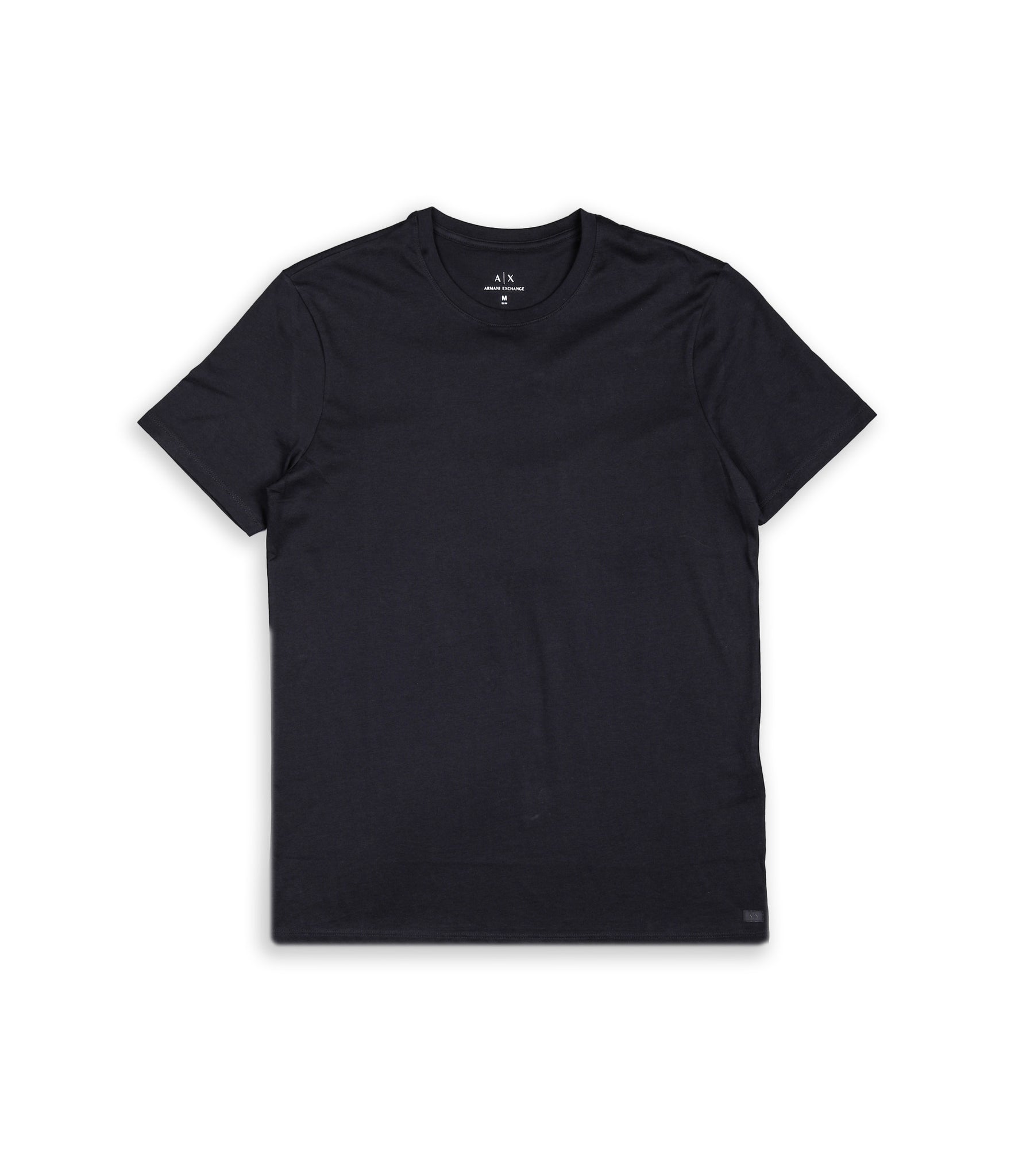 Armani X T-Shirt Extra Slim No Logo Nero Uomo