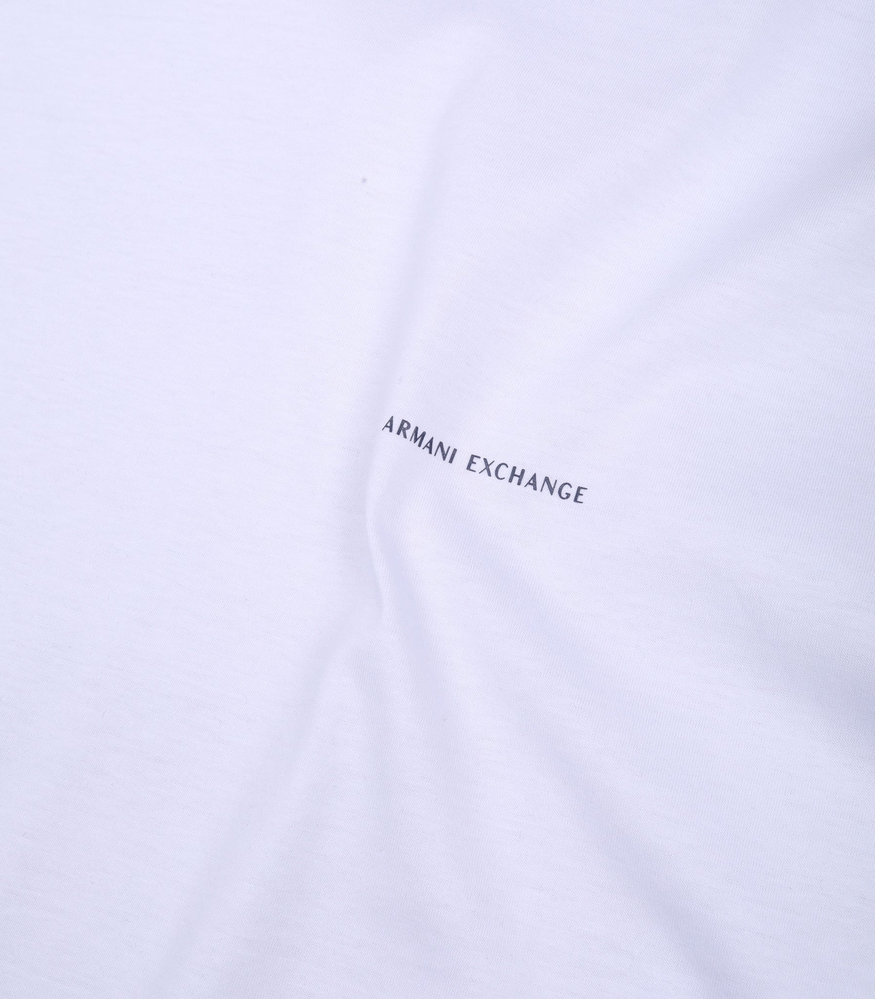 Armani X T-Shirt Mini Logo Oversize Cotone Bianco Uomo