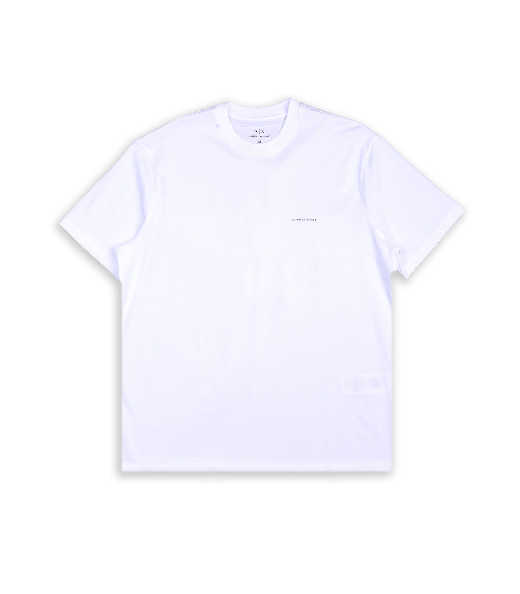 Armani X T-Shirt Mini Logo Oversize Cotone Bianco Uomo