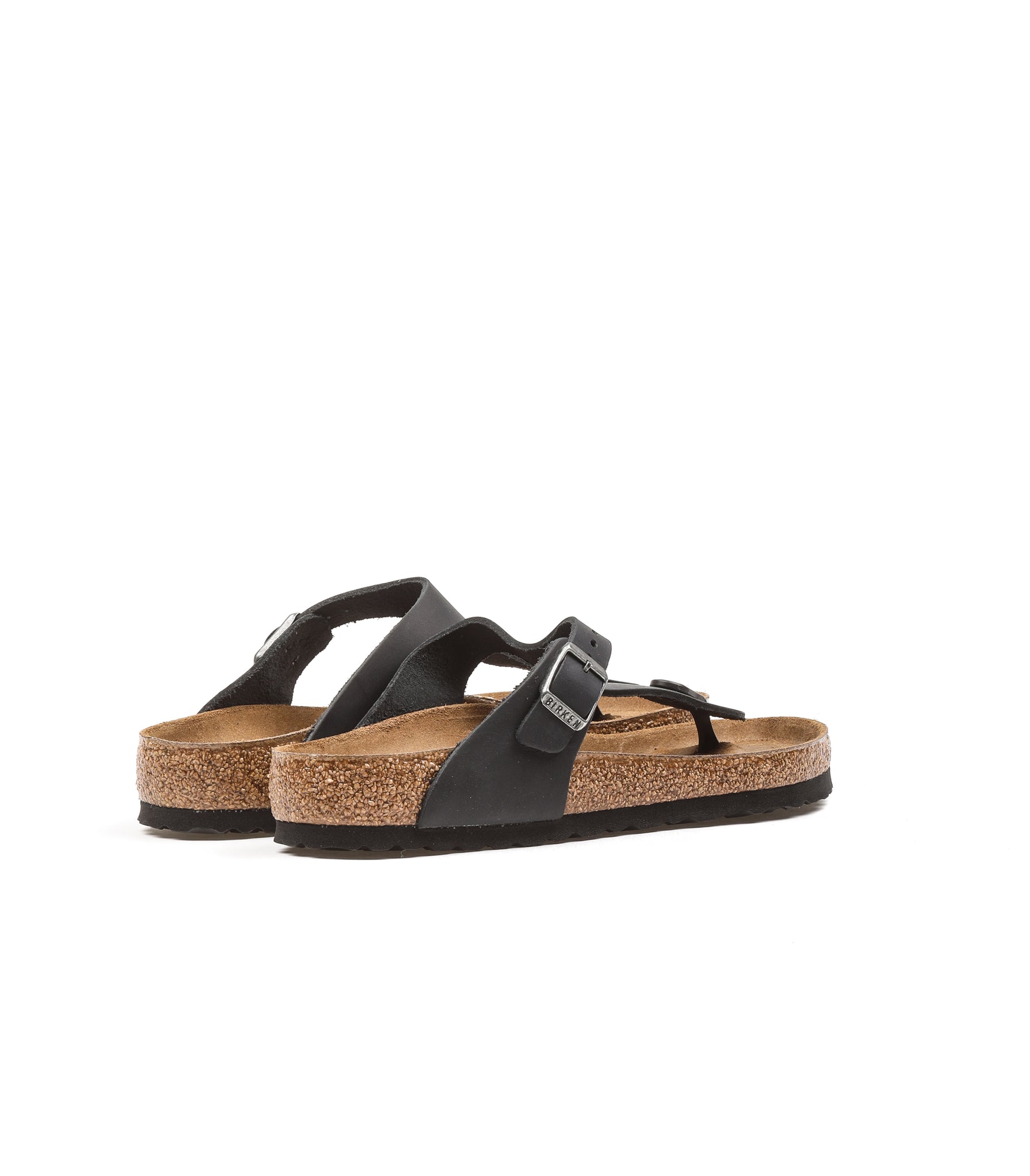 Birkenstock Gizeh Infradito Ingrassato Nero Unisex