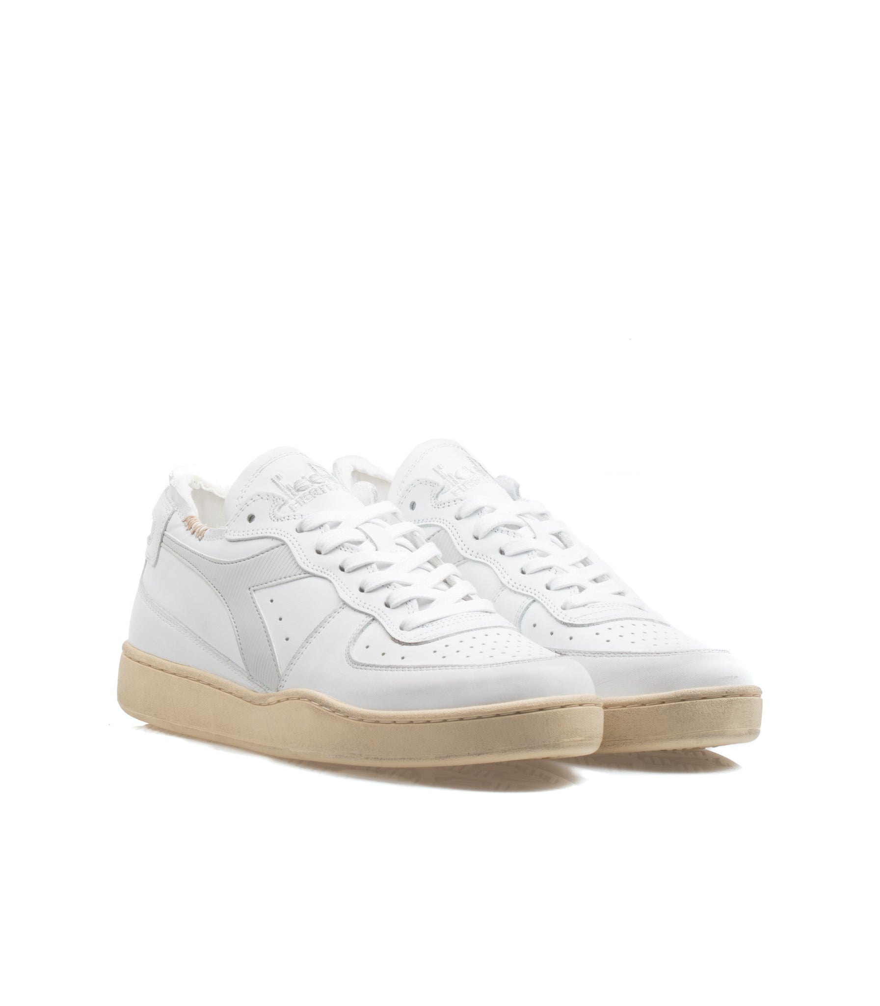 Diadora Milano Basket Row Cut Bianco Unisex