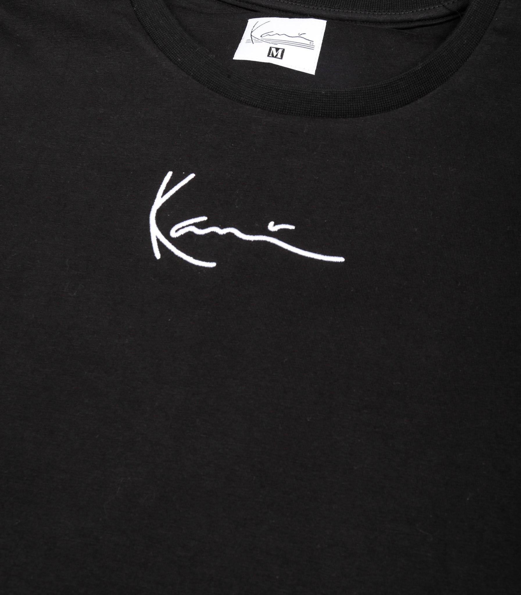 T-Shirt Karl Kani Small Signature Short Tee Black Donna