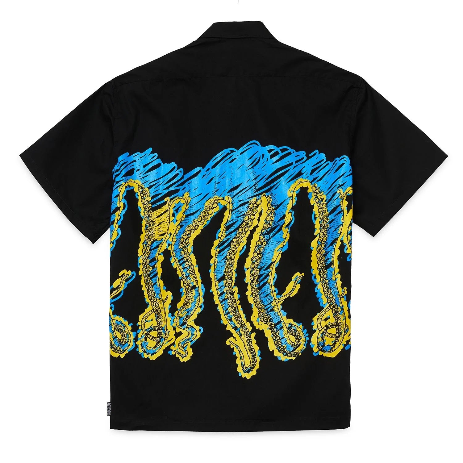 Camicia Octopus Draft Shirt Tentacoli Nero