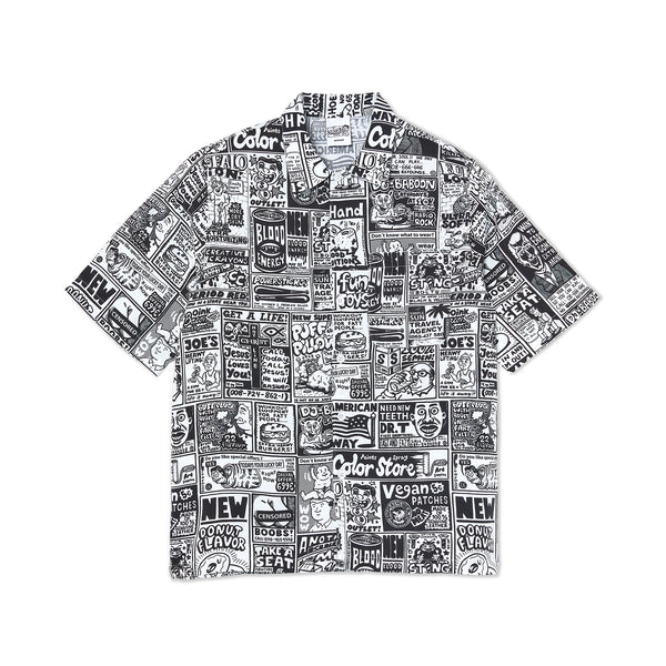 Camicia Manica Corta Polar Classifieds Shirt Bianco Uomo