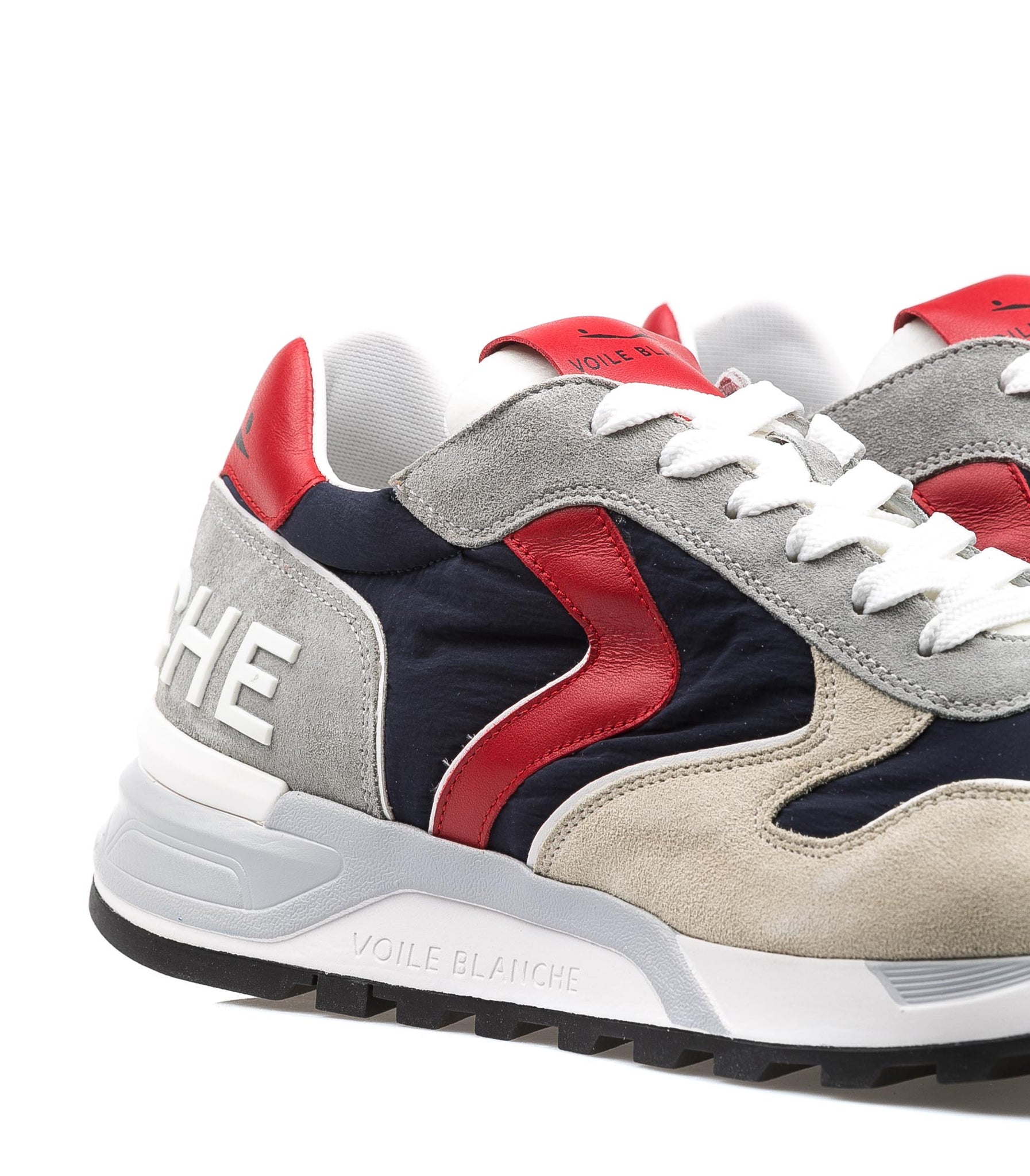Voile Blanche Boost Suede Nylon Off White Blue Uomo