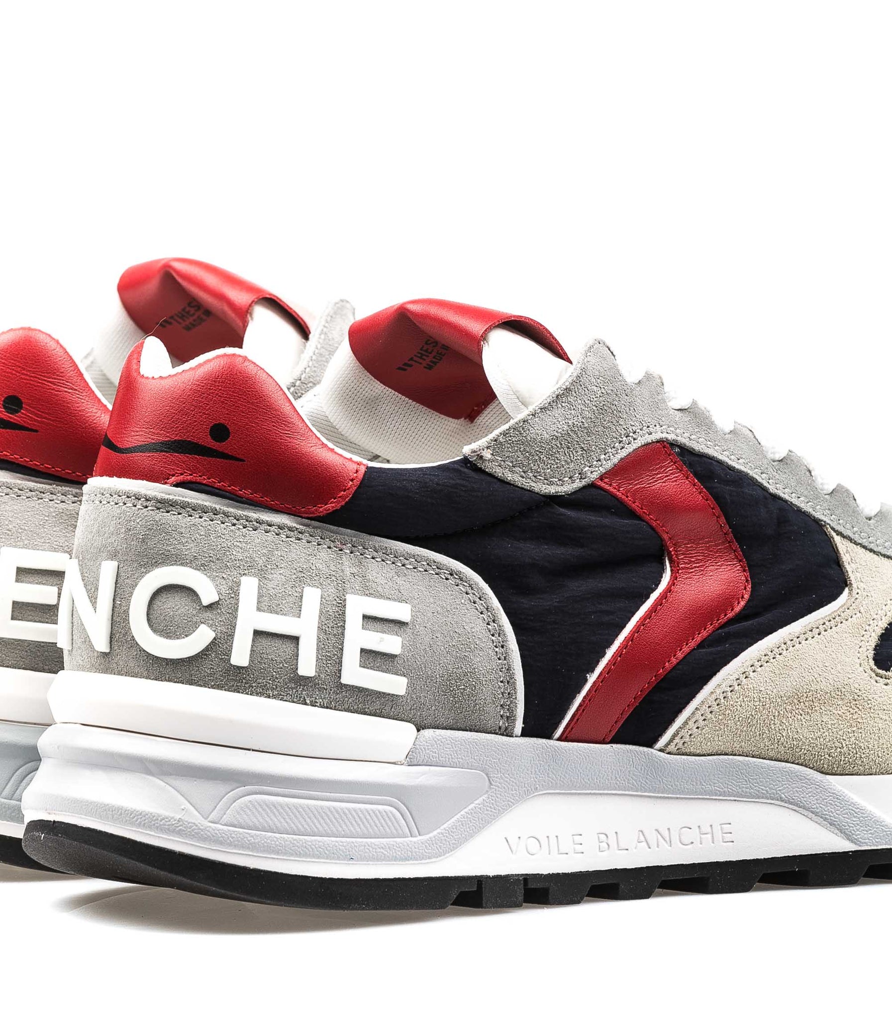 Voile Blanche Boost Suede Nylon Off White Blue Uomo