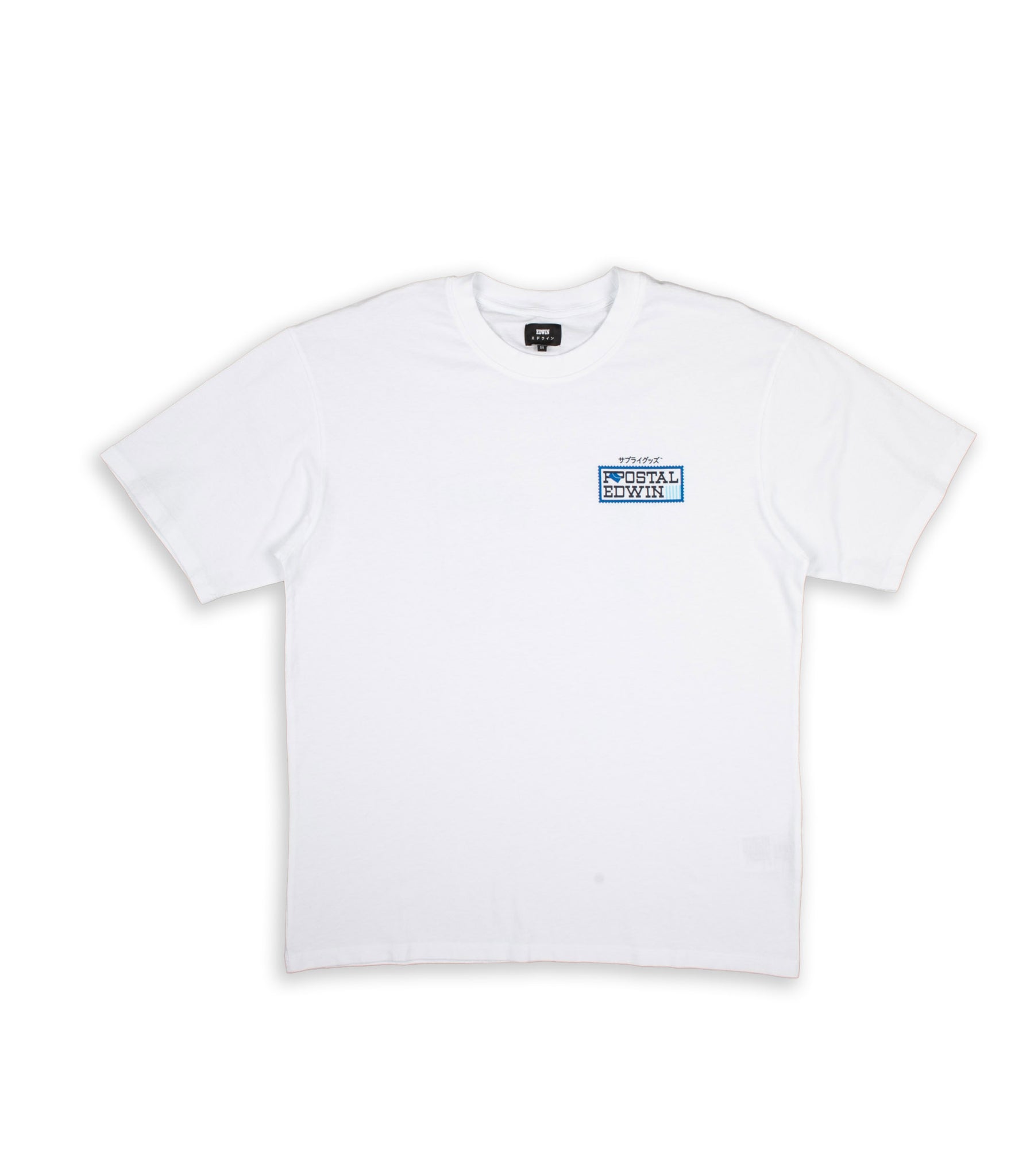 T-Shirt Edwin Postal Bianco Uomo