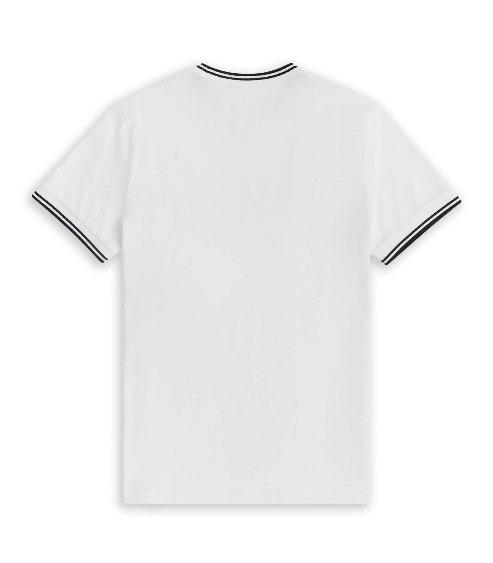 T-Shirt Fred Perry Twin Tipped Righe Bianco Uomo