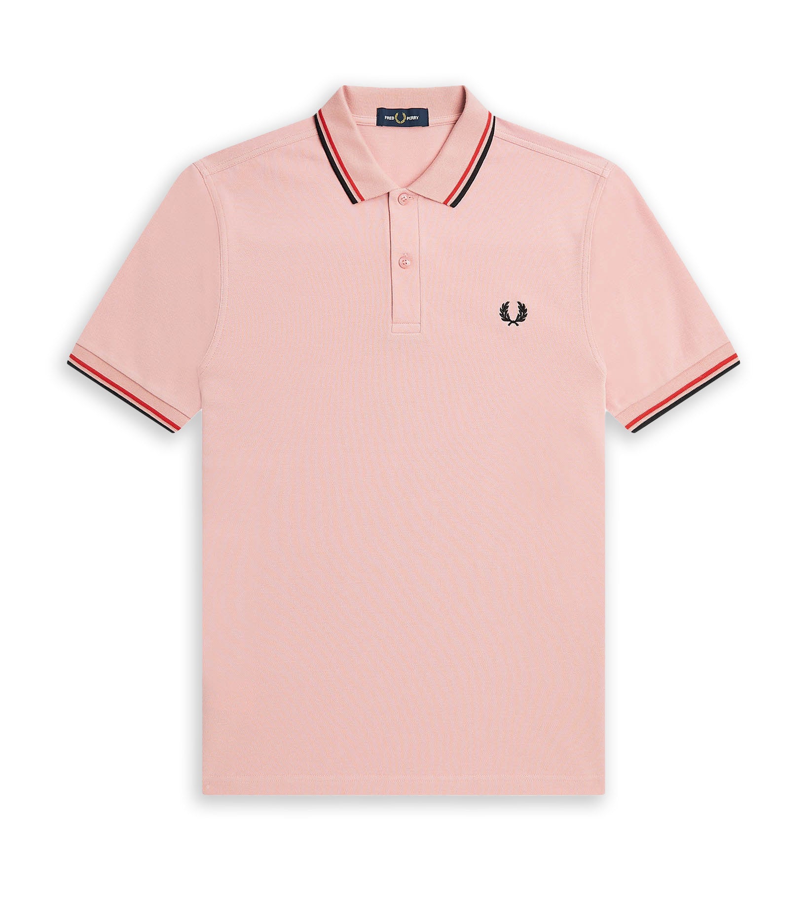 Polo Fred Perry Twin Tipped Rosa Uomo