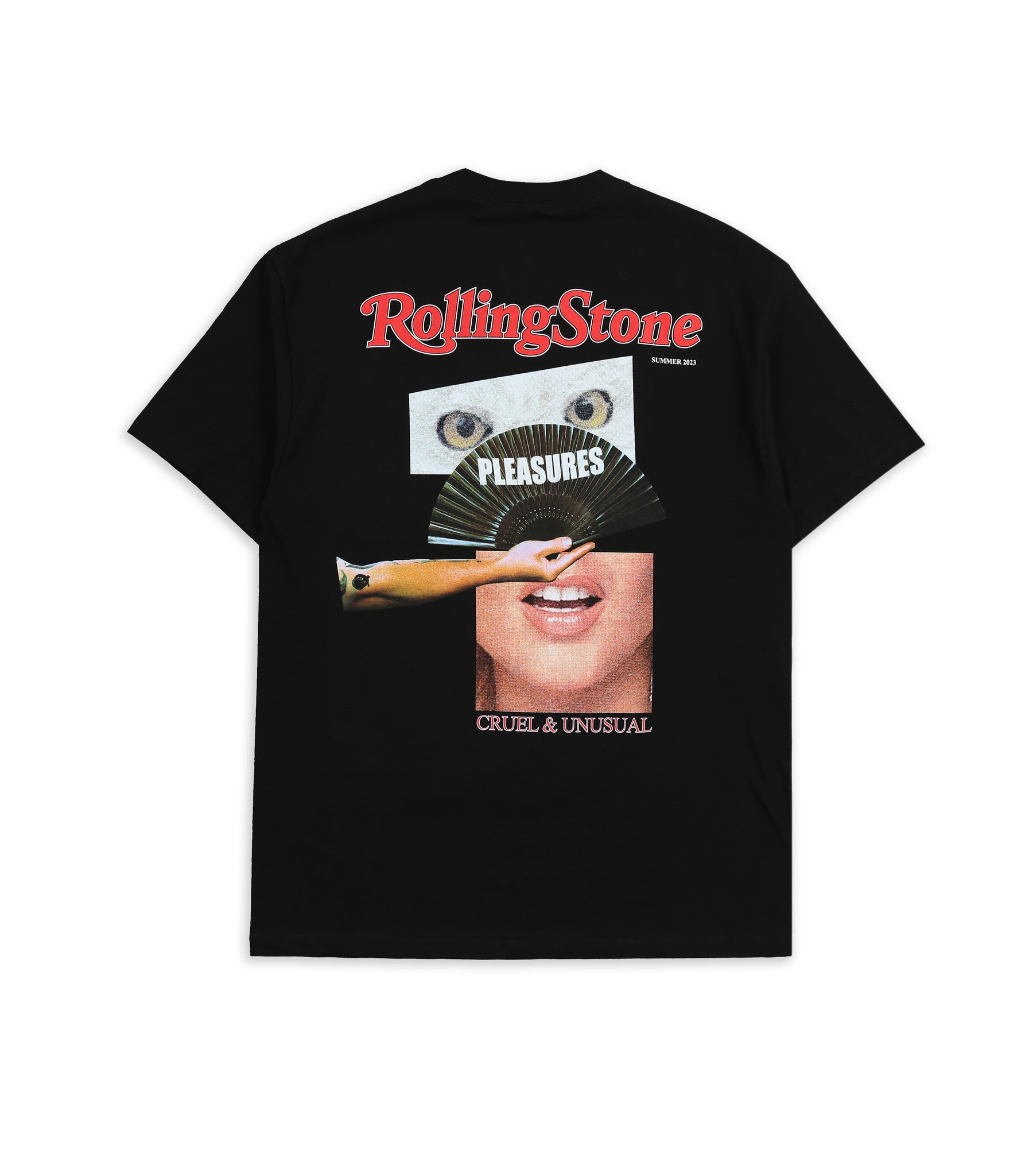 T-Shirt Pleasures Rolling Stone Nero Uomo