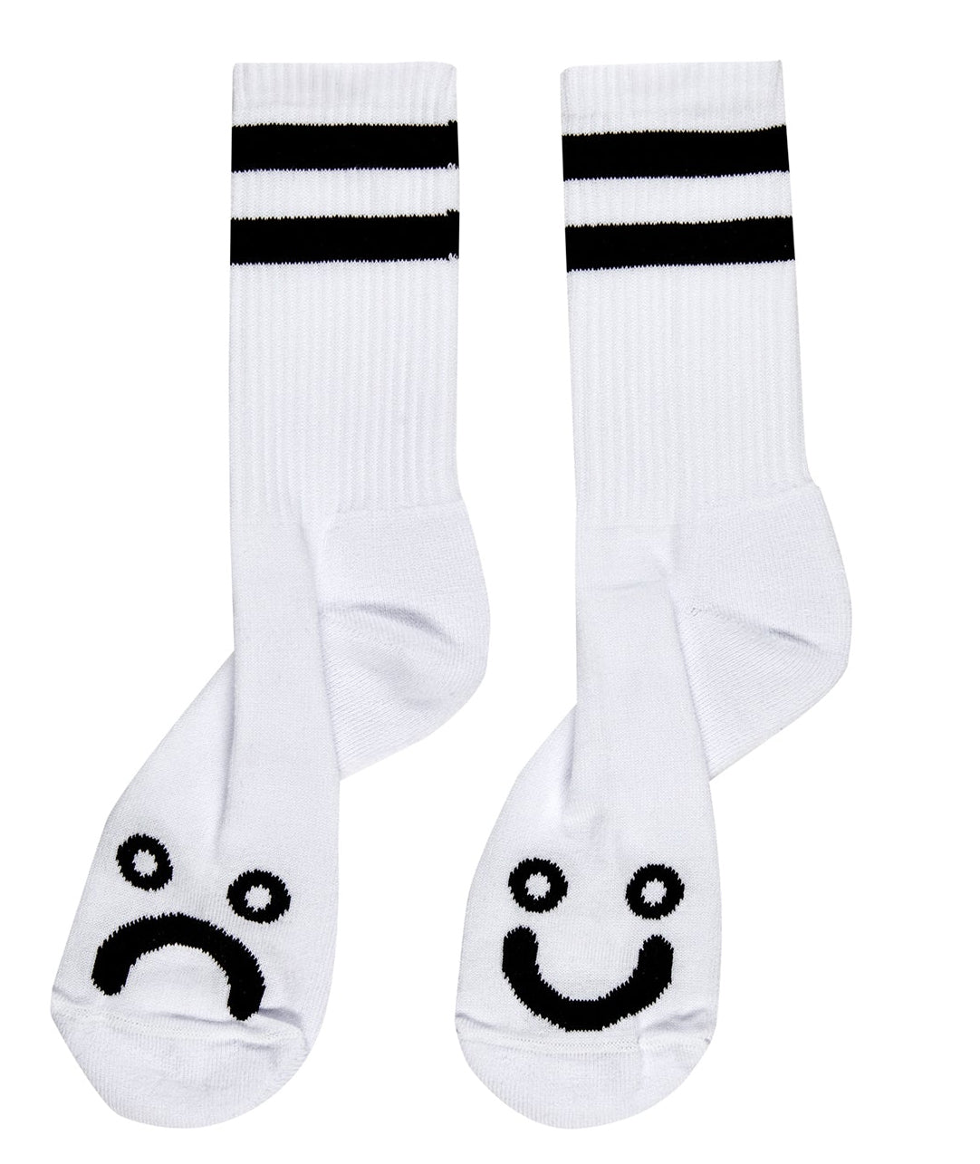 Polar Skate Happy Sad Socks Bianche