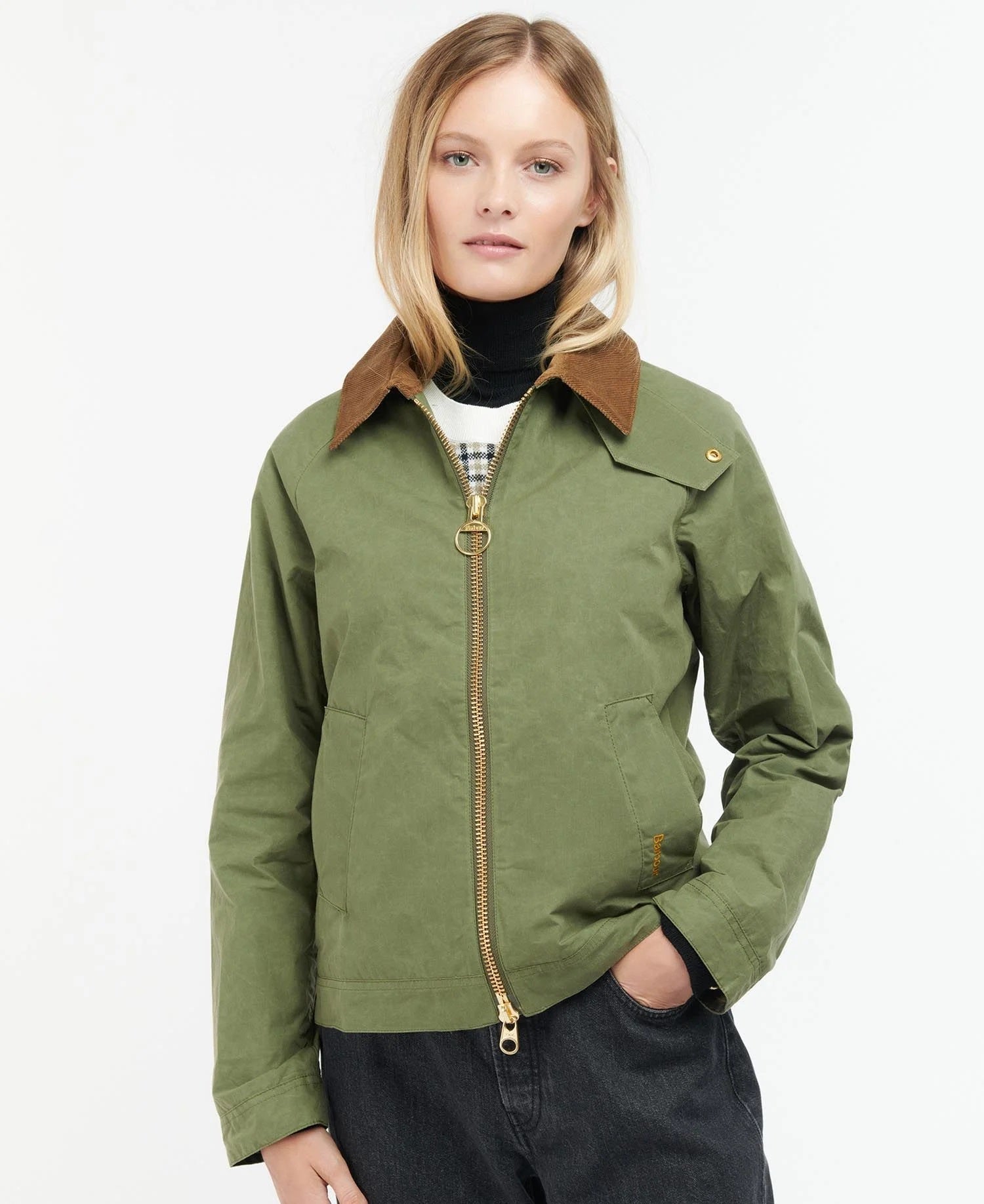 Giacca Barbour Campbell Showerproof  Verde Donna