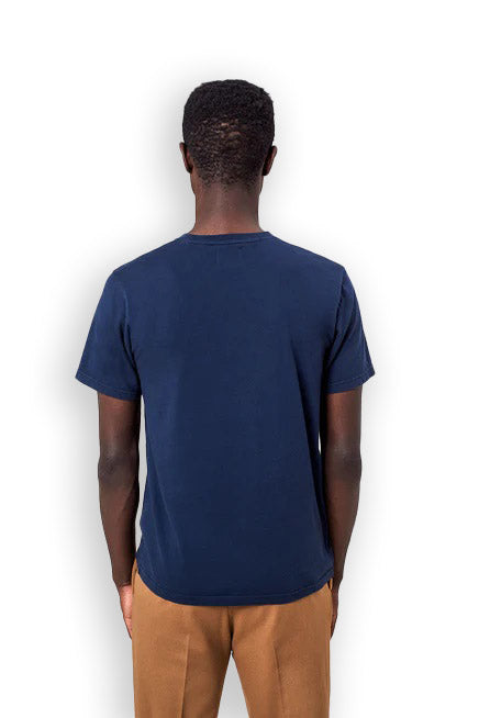 T-Shirt Colorful Standard Cotone Organico Blu Navy Unisex