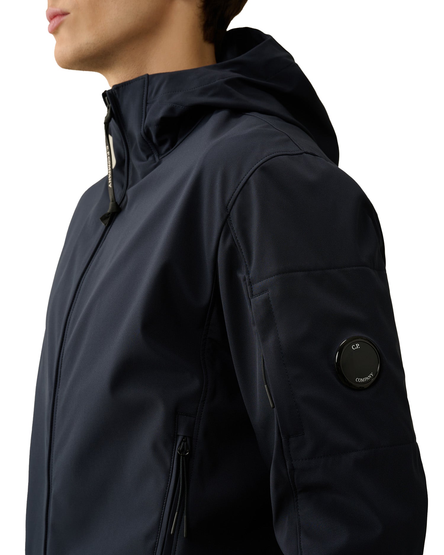 C.P. Company Shell-R Jacket Elastico Vita Blu Uomo