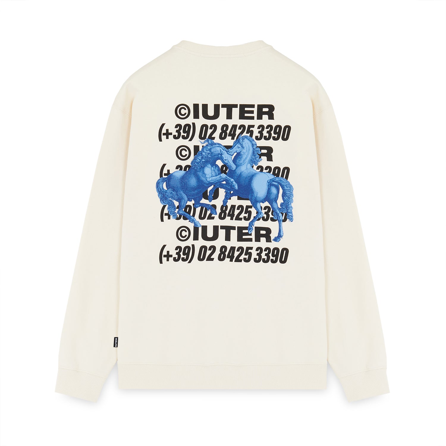 Iuter Horses Crewneck Sabbia