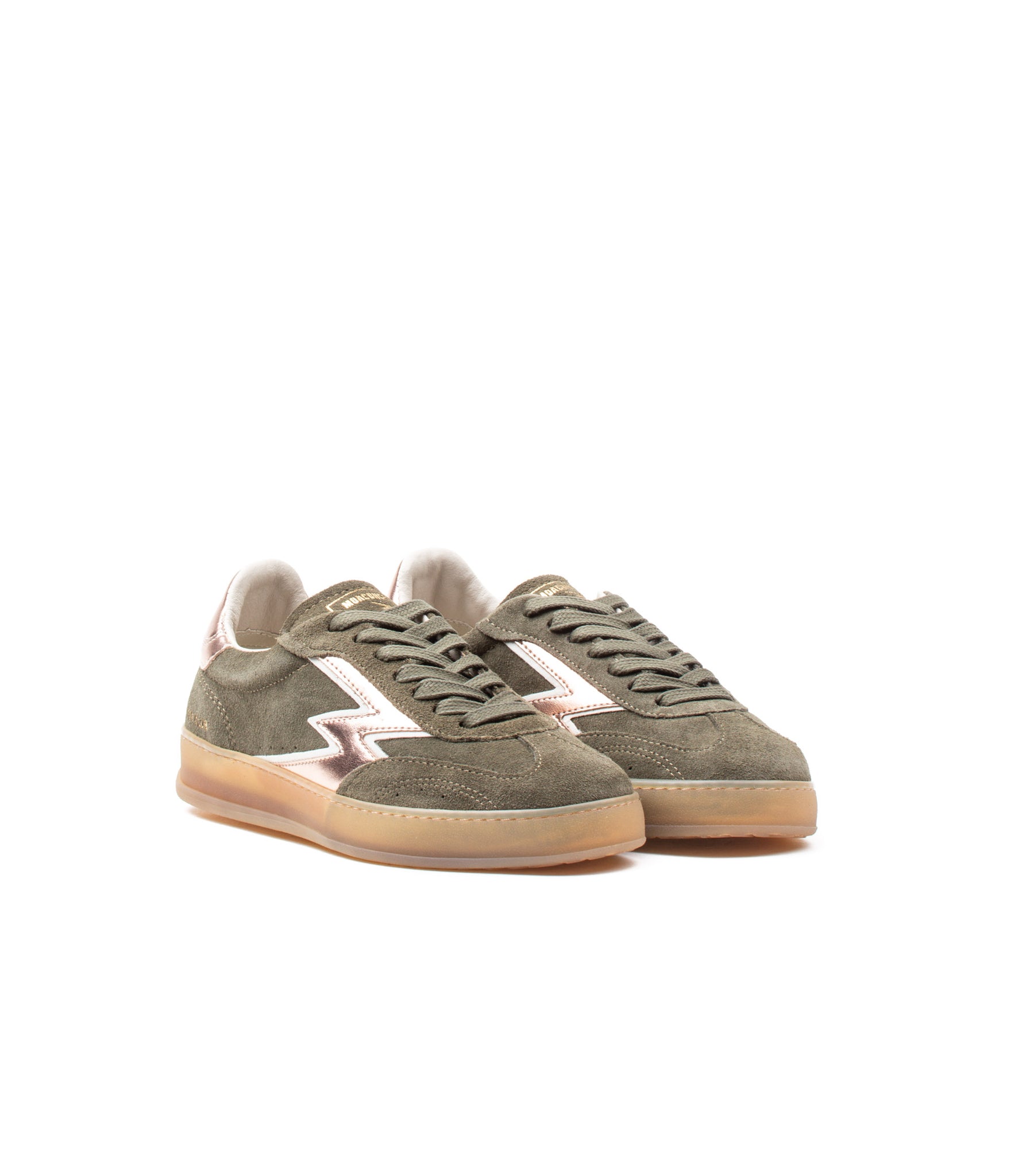 Moaconcept Club Suede Laminated Military Donna