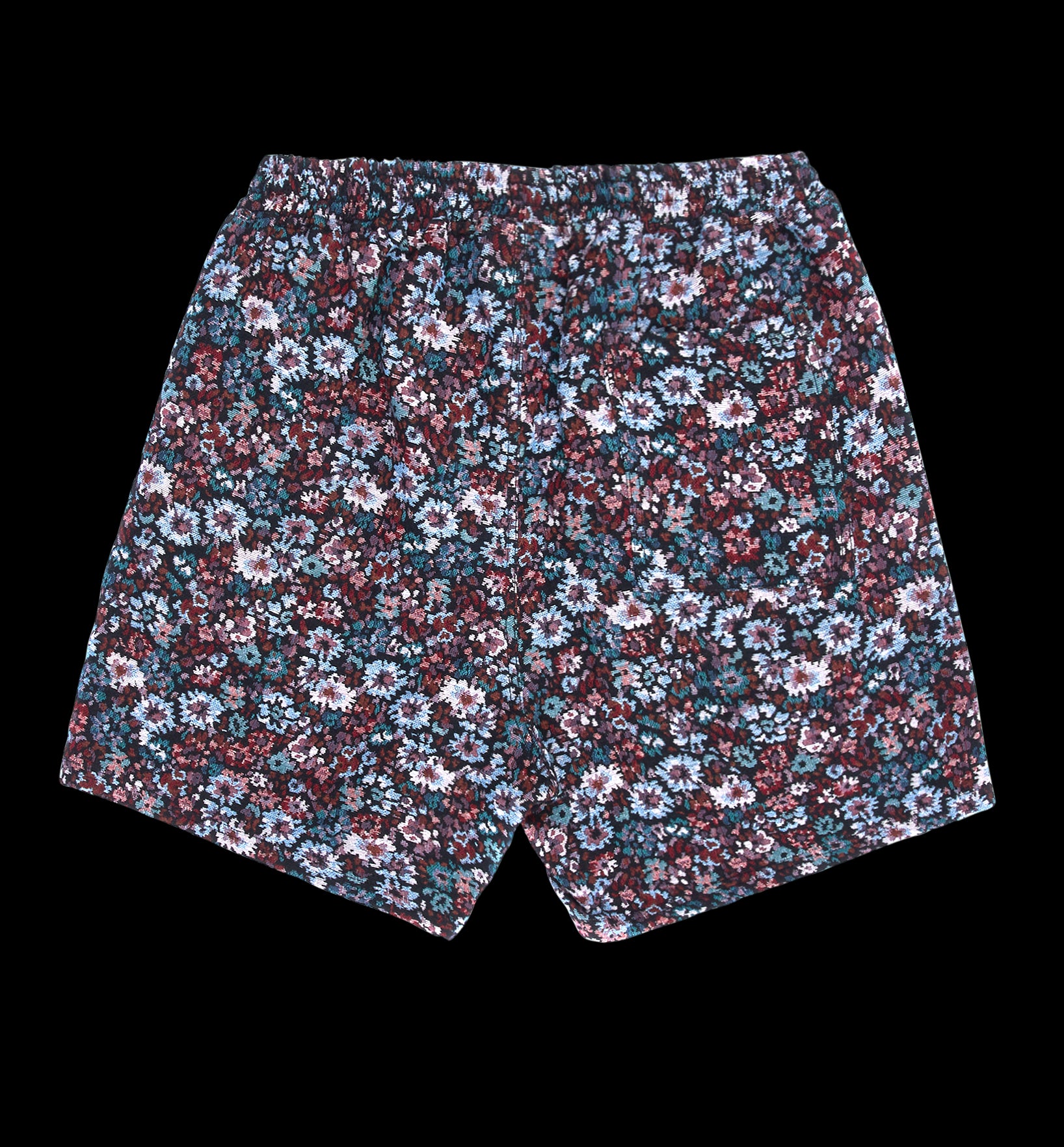 Pleasures Black Quitter Floral Shorts Black Uomo