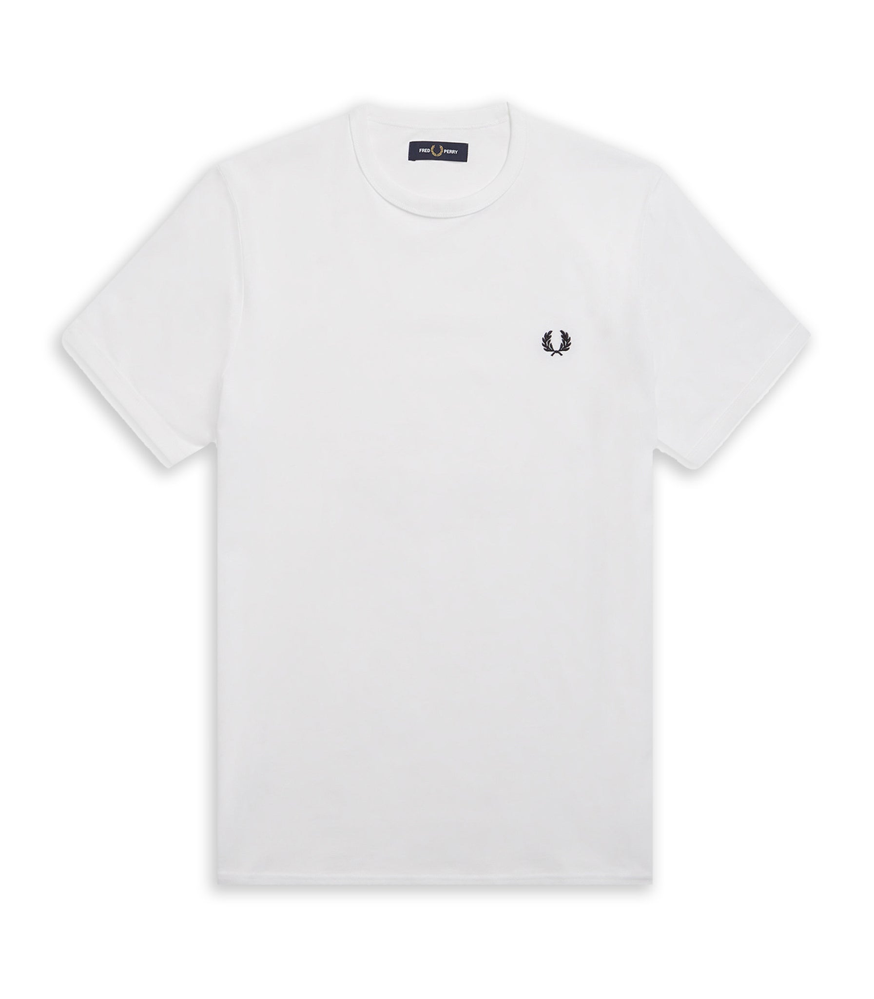 T-Shirt Fred Perry Bianco Uomo